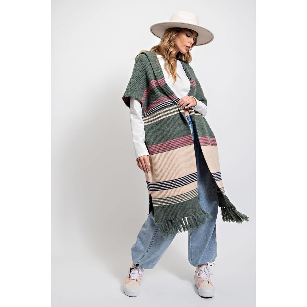 Knitted Sweater Kimono - Regular Size - Oversize Fit